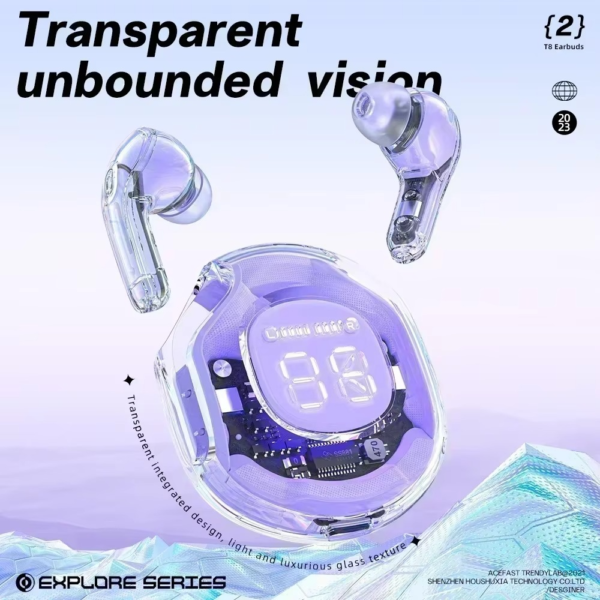 Air39 Wireless Earbuds | Bluetooth 5.3 | Clear Sound | Heavy Bass | Noise Reduction |  LED Display - Random Color