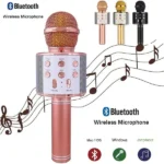 Bluetooth Microphone Karaoke Wireless Microphone Professional Speaker Handheld Microfone Player Singing Recorder Mic WS-858 KTV Microphone and Hifi Speaker - Image 6