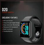 D20 Ultra Smart Watch Heart Rate Blood Pressure Oxygen Reloj Intelligent Smart Bracelet(random color) - Image 2