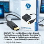 DISPLAY Port to HDMI Converter - D-port To HDMI Convertor DP Display Port Male To HDMI Female Cable Converter Adapter | Convertor | Dport | HDMI | D-port to HDMI |