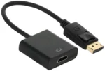 DISPLAY Port to HDMI Converter - D-port To HDMI Convertor DP Display Port Male To HDMI Female Cable Converter Adapter | Convertor | Dport | HDMI | D-port to HDMI | - Image 2
