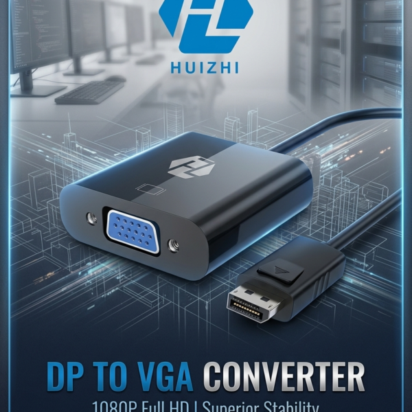 DISPLAY Port to VGA Converter - D-port To VGA Convertor DP Display Port Male To VGA Female Cable Converter Adapter DP-M to VGA-F
