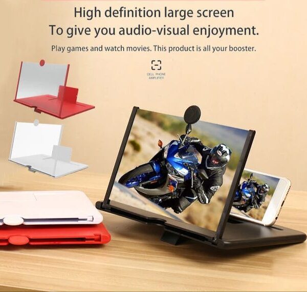 F3 Mobile Screen Magnifier | Enlarged Mobile Screen Amplifier Large Screen Eyes Protection (Random Color)