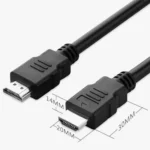 HDMI Cable | High-Speed HD Standard HDMI Wire | Male to Male | 1080P & 4K Compatible | Durable Audio & Video Transmission Cord for TV, PC, Laptop, Gaming & More - Image 2