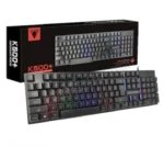 JEDEL K500+ Gaming Keyboard, Wired LED Backlit Computer Keyboard with Ergonomic - Image 3