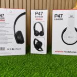 P47 Wireless Headset Bluetooth Foldable Headphone (Connect with All Smart Cell Phones / Laptops / Computer Systems).