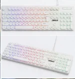 RGB Backlit Gaming Keyboard K821 Full Size 104 Keys | USB Wired | Rainbow LED | For PC Laptop - Image 3
