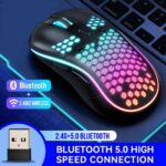 SA-1 Dual Mode Wireless Gaming Mouse | Lightweight RGB Optical Mouse with Bluetooth & 2.4GHz Wireless - Image 7