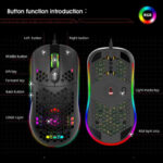 SA-1 Dual Mode Wireless Gaming Mouse | Lightweight RGB Optical Mouse with Bluetooth & 2.4GHz Wireless - Image 3