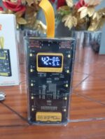Transparent Power Bank 20000 mAh With Emergency Lights Digital Display Black Colour Fast Charging Portable Charger - Image 3