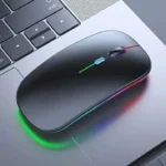 HP RGB Wireless Bluetooth Mouse Rechargeable Adjustable DPI Silent Click With Ultra Thin Dual Mode 7G & Bluetooth Rechargeable Portable Optical Office Mouse With USB Receiver