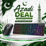 Azadi Deal – HP RGB Wireless Bluetooth + JEDEL K500+ Gaming Keyboard